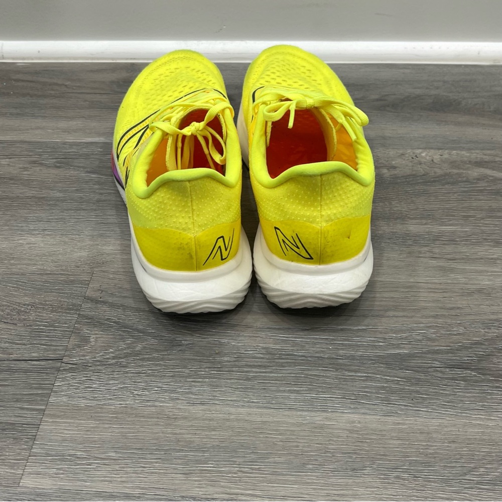 New Balance Neon Yellow Athletic Sneakers - Picture 5 of 6